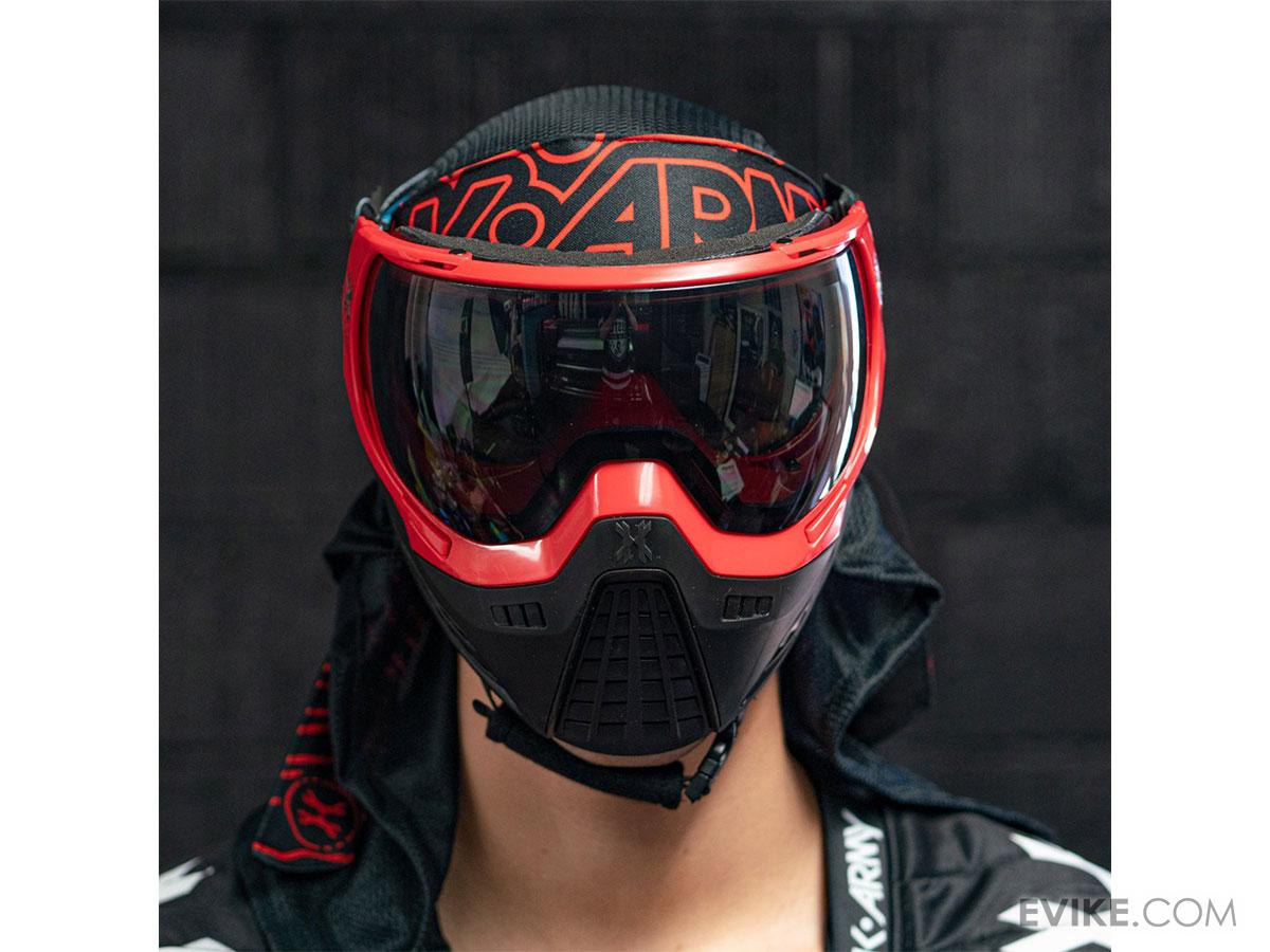 HK Army KLR Full Seal Airsoft/Paintball Mask (Color Blackout Red