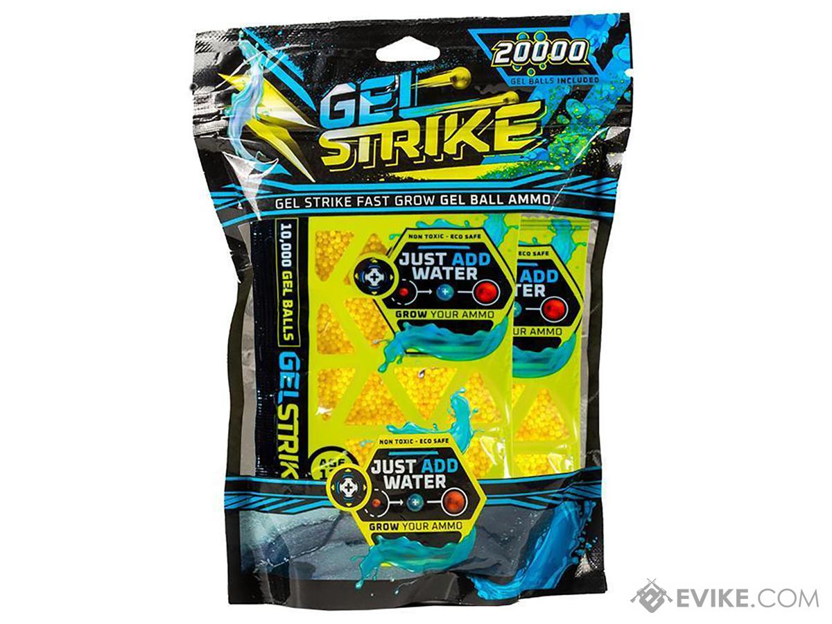 HK Army Gel Strike Blaster Non-Toxic Biodegradable Water Gel Balls (Color: Yellow / 20K Count)