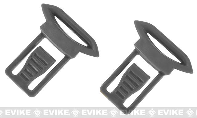 Emerson Replacement Standard Strap Clips for Bump Helmet Rails (Color: Foliage Green)