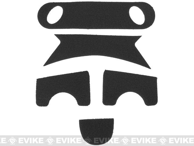 Emerson Hook and Loop Adhesive Strips for PJ Type Bump Helmets (Color: Black)