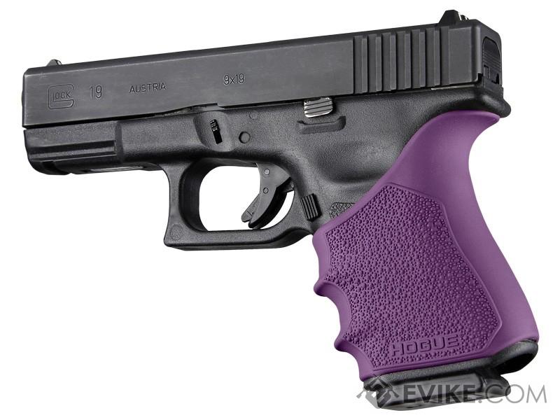Hogue HandAll Beavertail Handgun Grip Sleeve (Color: Purple / GLOCK 19 Gen 3 & 4)
