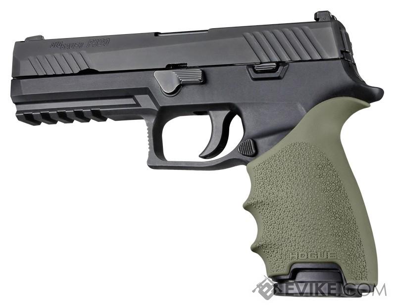 Hogue HandAll Beavertail Handgun Grip Sleeve (Color: OD Green / SIG P320)