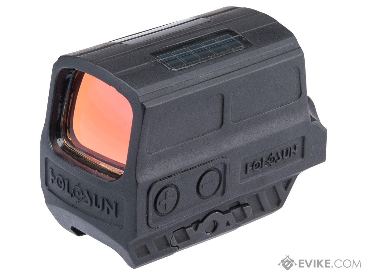 HOLOSUN HE512T Solar + Battery Powered Enclosed Reflex Optical Sight (Model: Green Reticle)