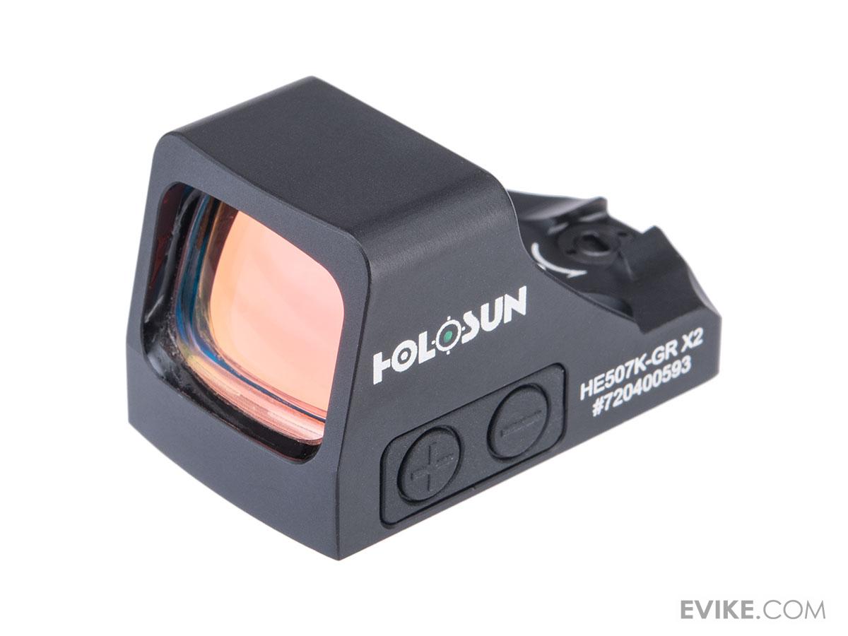 HOLOSUN HE507KGR X2 Solar + Battery Powered Micro Dot Reflex Sight w