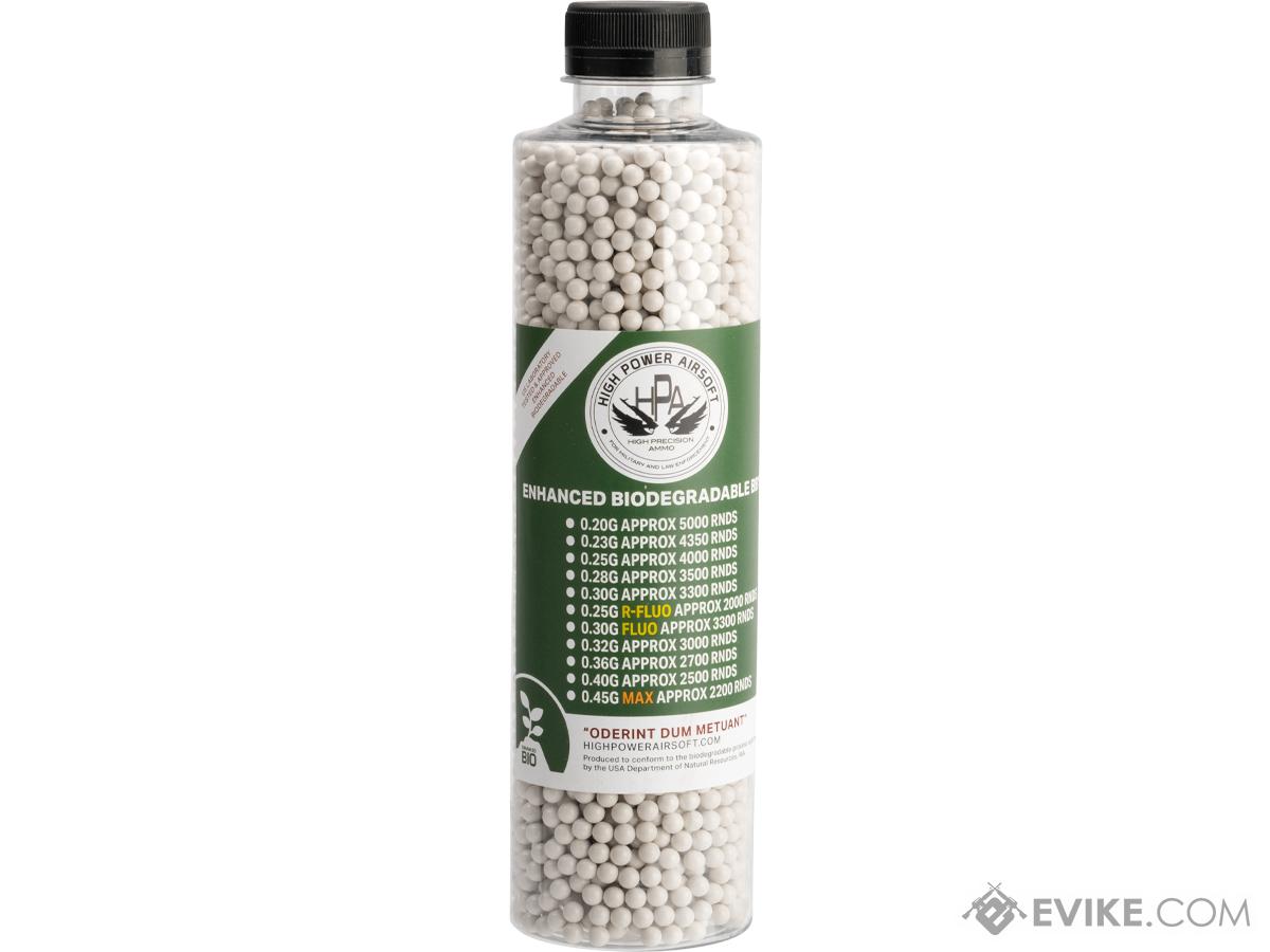 High Power Airsoft (HPA) US Lab Tested Precision Biodegradable 6mm Airsoft BBs (Model: .23g / 4350rds)