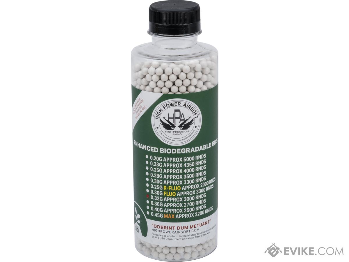 High Power Airsoft (HPA) US Lab Tested Precision Biodegradable 6mm Airsoft BBs (Model: .30g / 3300rds)