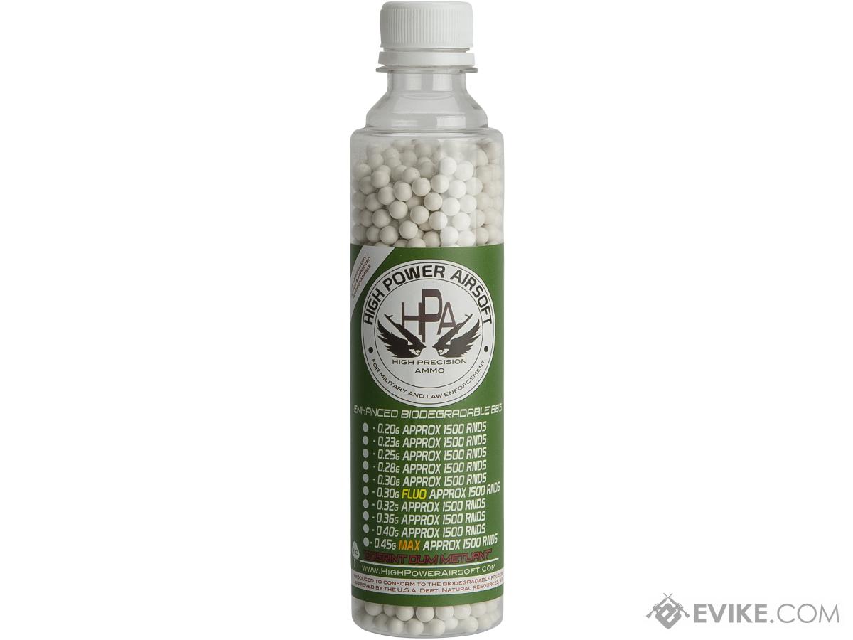 High Power Airsoft (HPA) US Lab Tested Precision Biodegradable 6mm Airsoft BBs (Model: .28g / 1500rds)