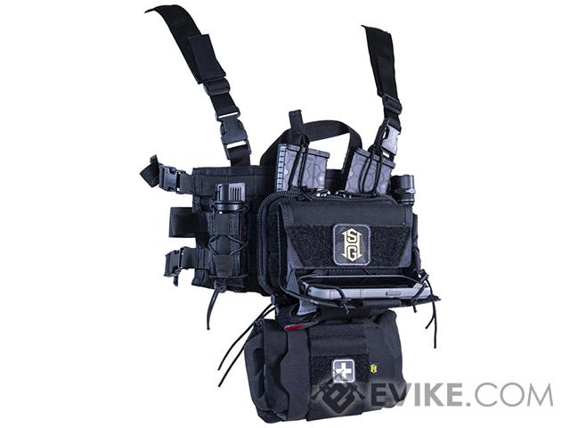 HSGI AO Small Chest Rig (Color: Black), Tactical Gear/Apparel, Chest ...