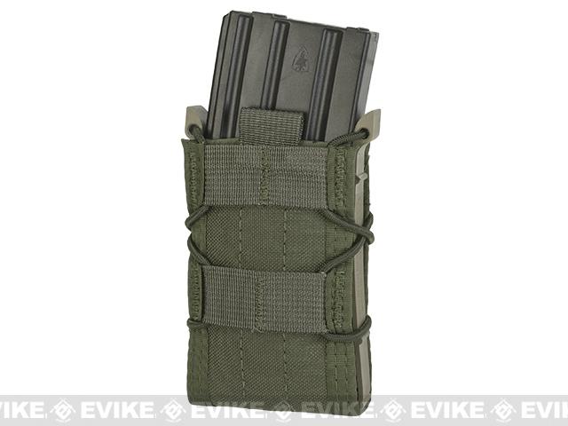 HSGI TACO Modular Single Rifle Magazine Pouch Color Smoke Green Tactical Gear Apparel Pouches Mag Pouches Rifle SMG MG Evike Airsoft Superstore
