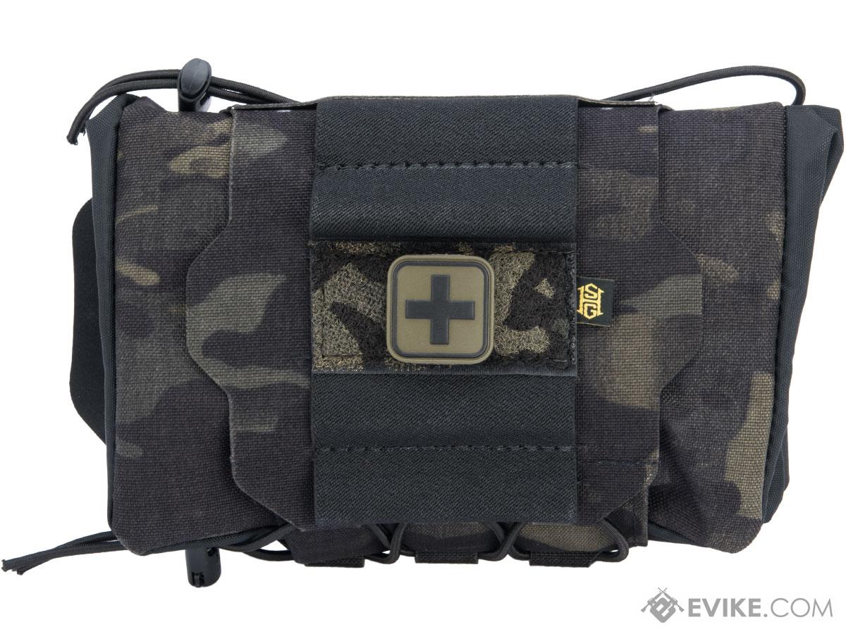 HSGI Reflex IFAK Pouch Kit w/ Roll and Carrier (Color: Multicam Black)