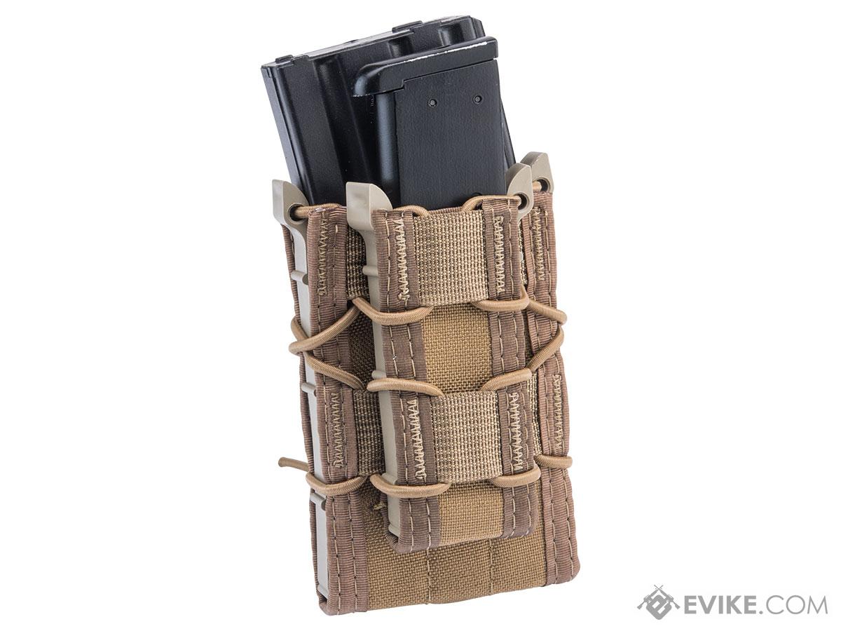 HSGI Double Decker TACO LT Modular Single Rifle and Pistol Magazine Pouch Belt Mounted (Color: Coyote Brown)