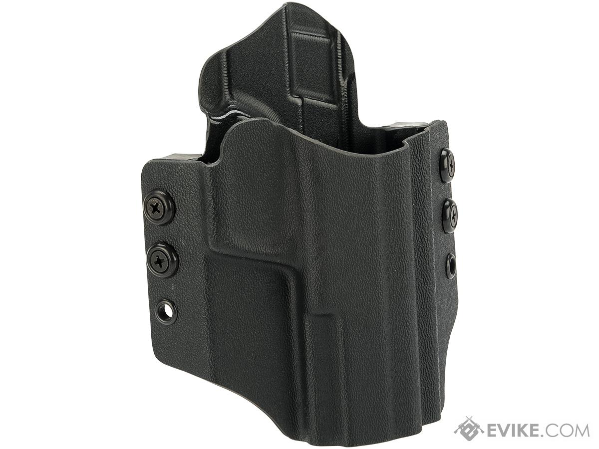 High Speed Gear Inc OWB Kydex Holster for S&W M&P Pistols (Model: M&P Full Size 9mm, .40, .45 and .45 Compact / Right Hand / Black)
