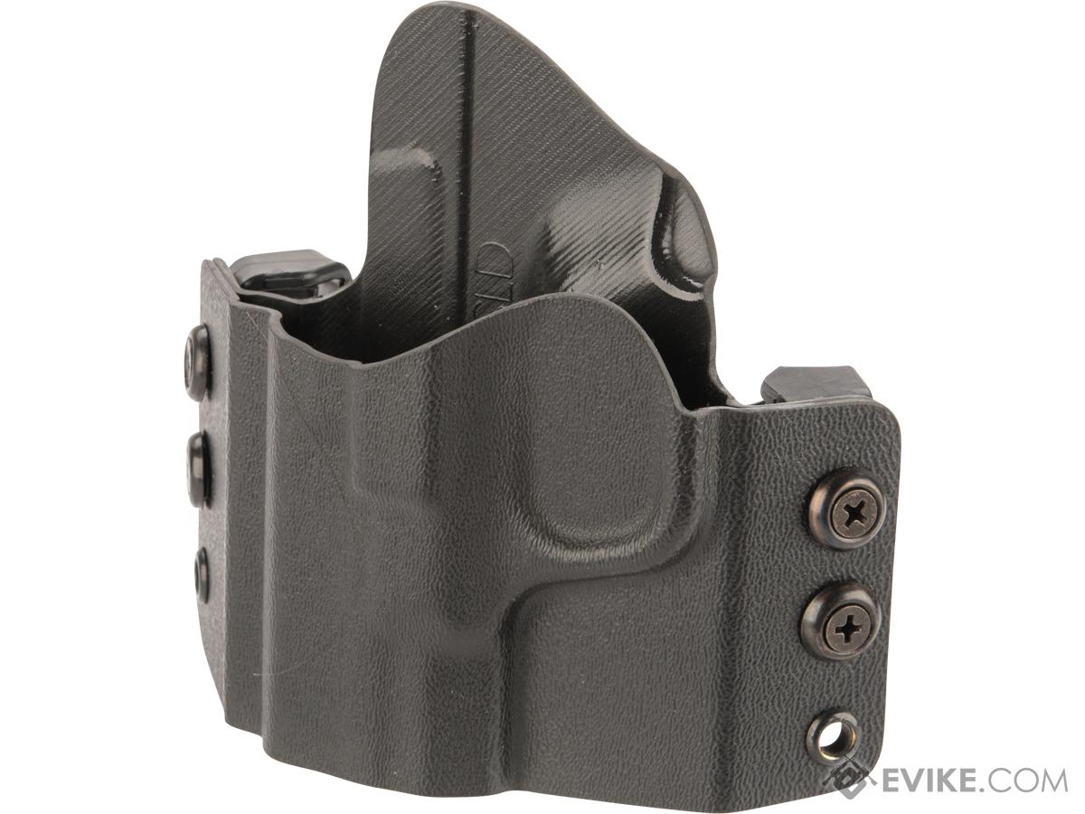 High Speed Gear Inc OWB Kydex Holster for S&W M&P Pistols (Model: M&P Shield 9mm / Left Hand / Black)