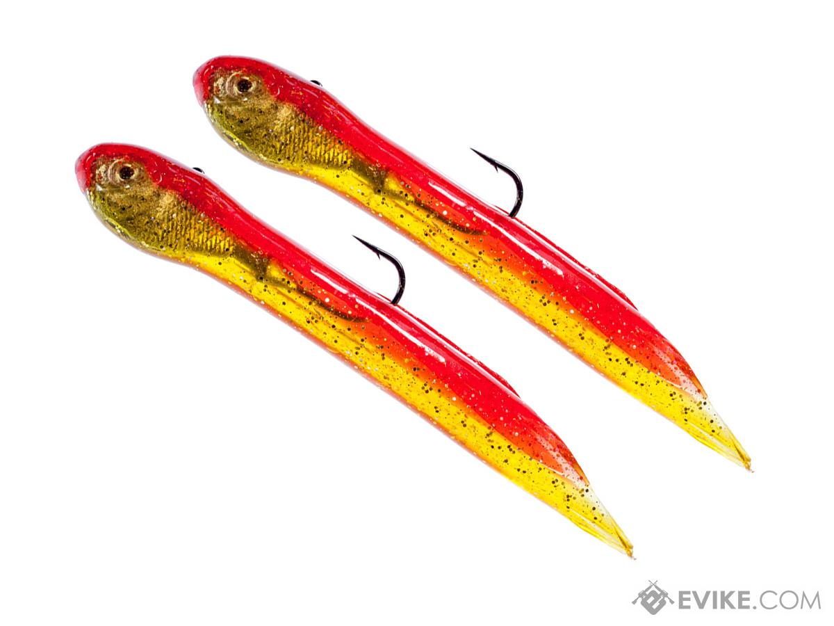 Hook Up Baits Handcrafted Soft Fishing Jigs (Color: Red Crab / 4 / 3/8 oz)