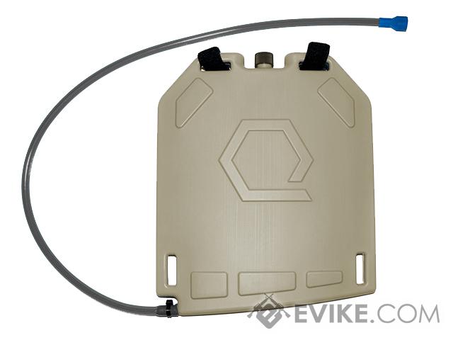 Qore Performance IcePlate Cooling/Hydration Plate (Color: Desert Tan / QD Hose Connection)