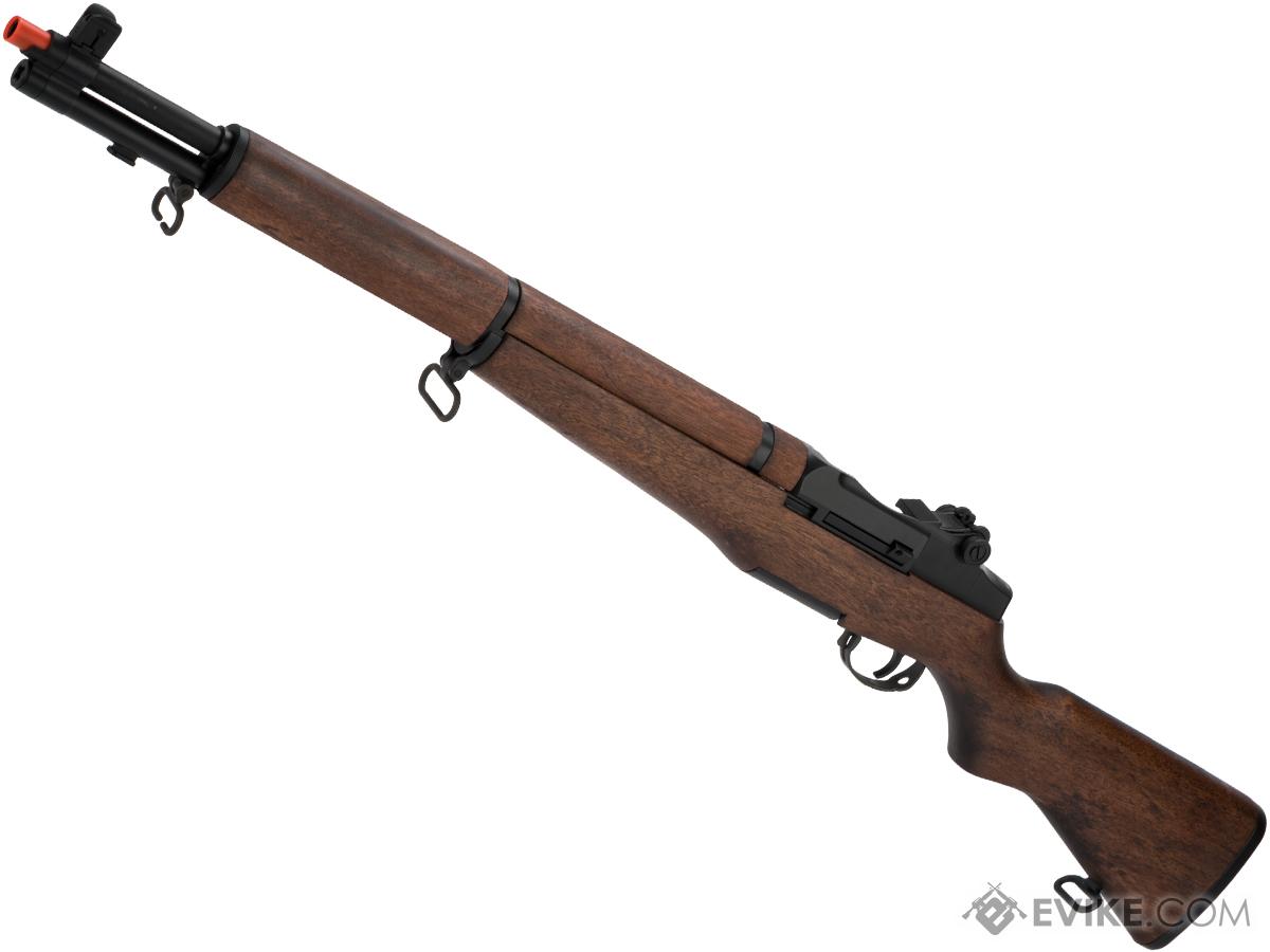 ICS M1 Garand Full Size Airsoft AEG Rifle with Real Wood Stock (Model: Standard)