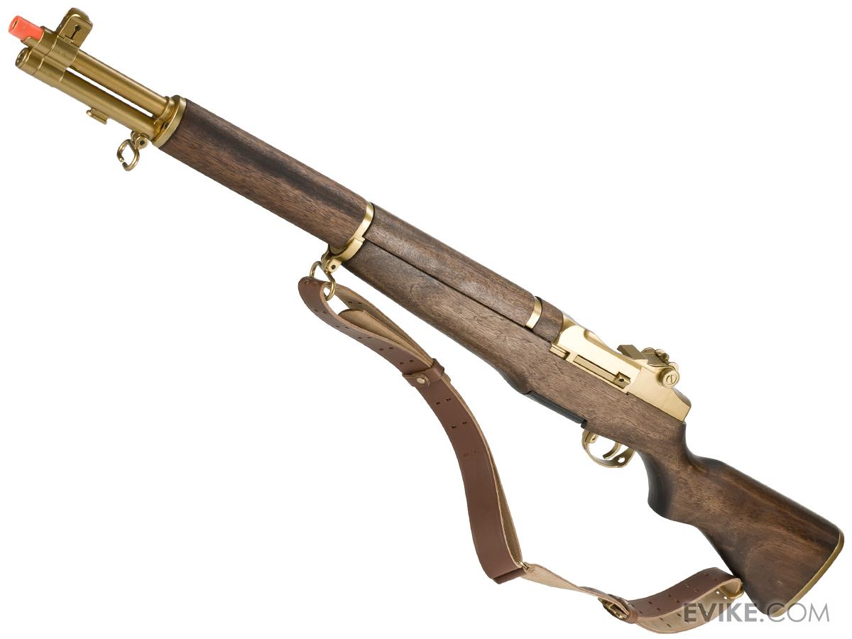 ICS M1 Garand Full Size Airsoft AEG Rifle with Real Wood Stock (Model