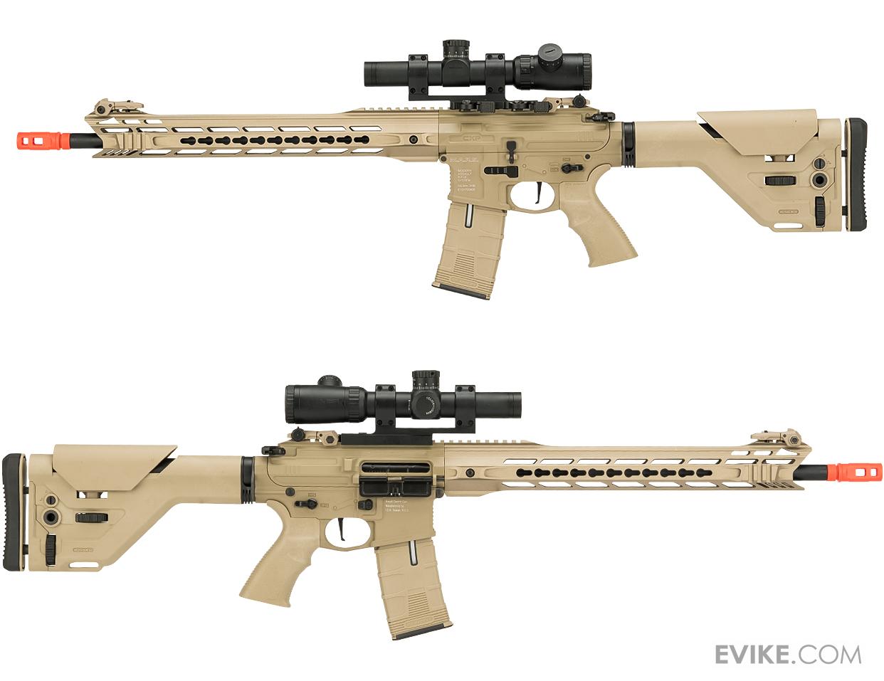 ICS CXPMARS Full Metal DMR Airsoft AEG (Color Tan), Airsoft Guns