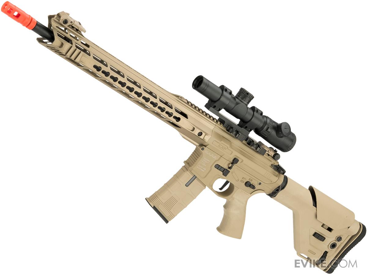 ICS CXPMARS Full Metal DMR Airsoft AEG (Color Tan), Airsoft Guns