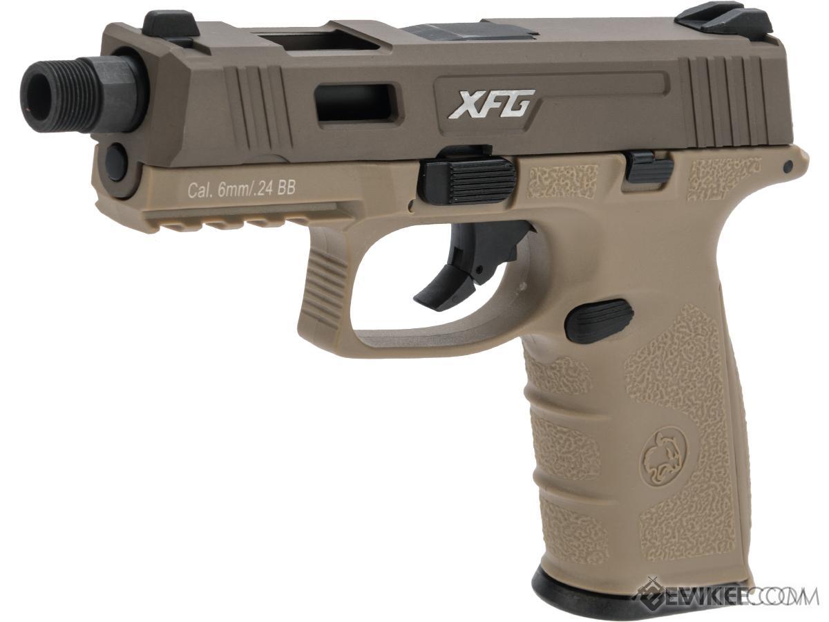 ICS BLEXFG Ambidextrous Airsoft Gas Blowback Pistol (Color Tan
