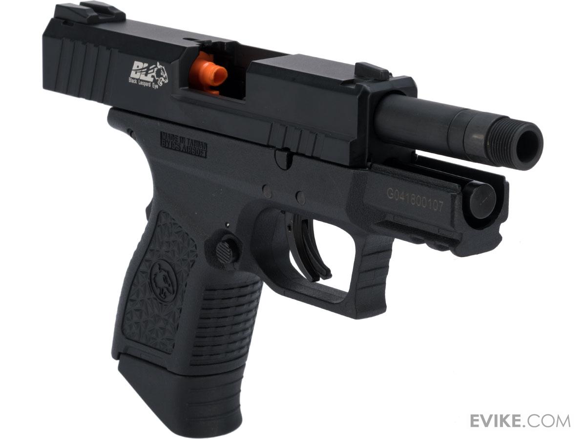 ICS BLEXPD Ambidextrous Airsoft Gas Blowback Pistol (Color Black