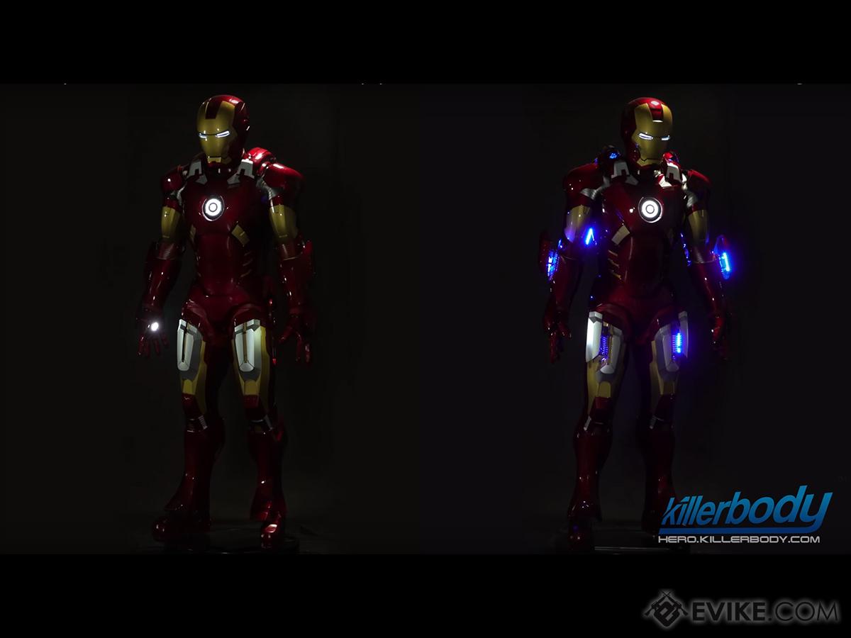 Killerbody Marvel Licensed Iron Man Mk. VII Motorized Wearable Suit w/ Working LED's & Sounds - Advanced, Limited Edition