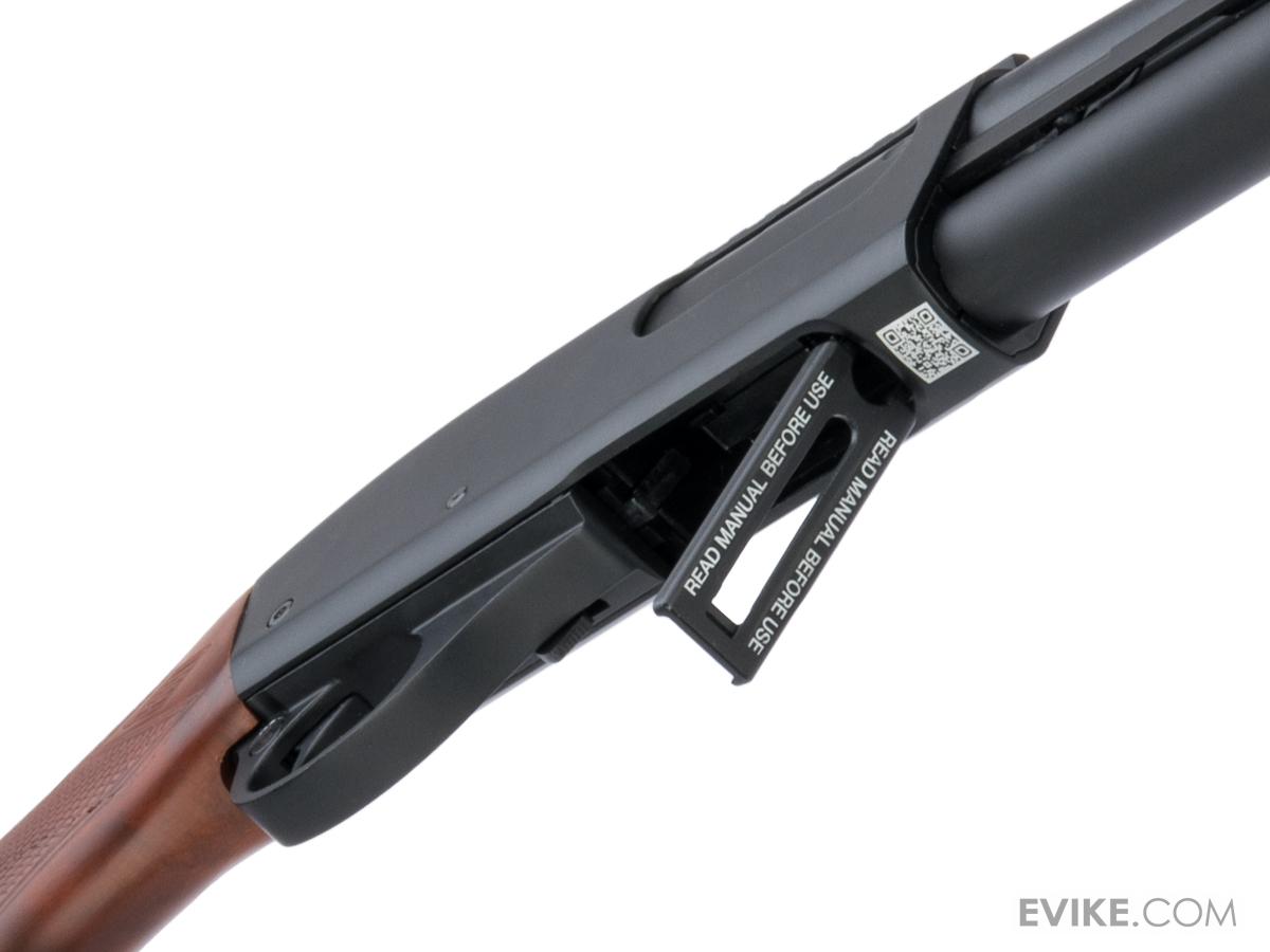 JAG Arms Gas Scattergun Airsoft Shotgun (Model HD / Silver / Wood