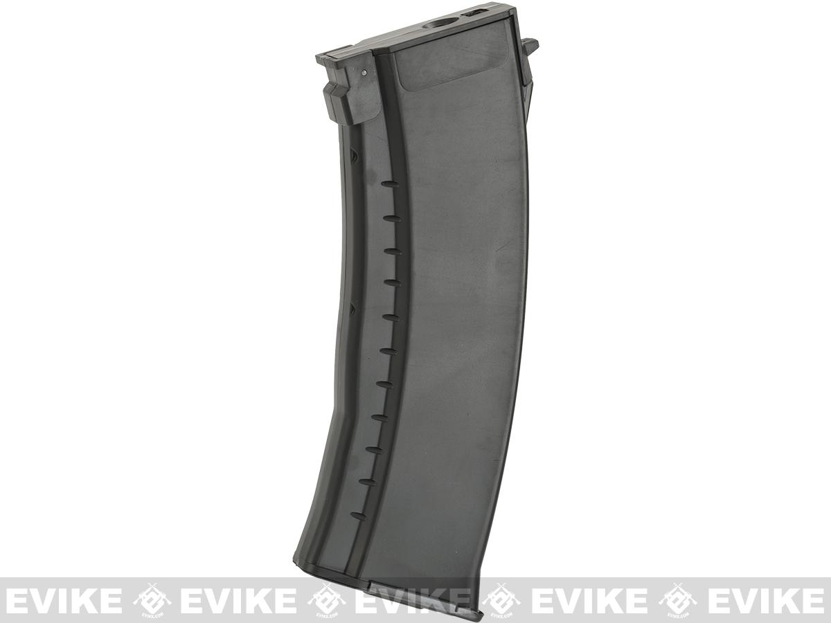 E&L Airsoft 120rd Mid-Cap Magazine for AK-74 Series Airsoft AEG Rifles (Color: Black Plum)