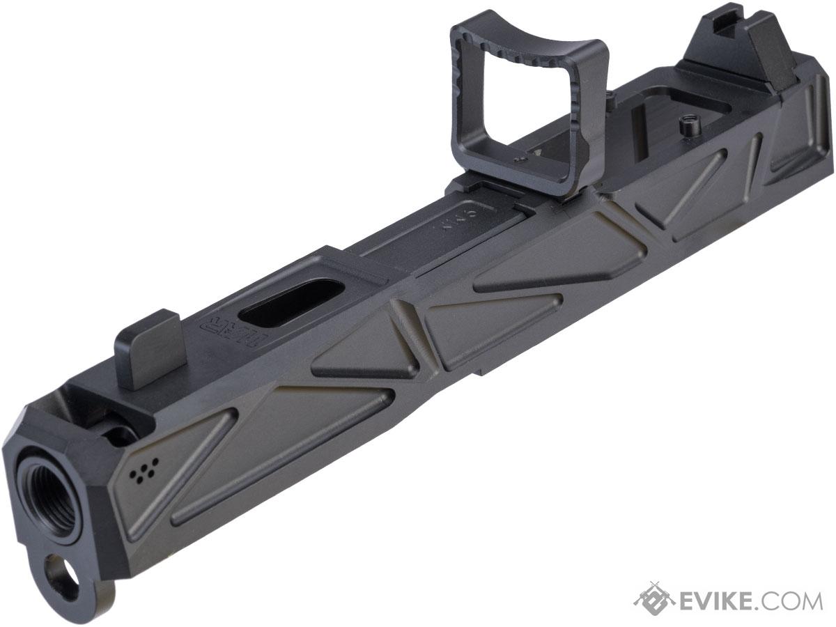 Janus Division WAR Licensed Afterburner RMR Slide Set for GLOCK 19 Gen.3 Series GBB Pistols (Type: Black Barrel)