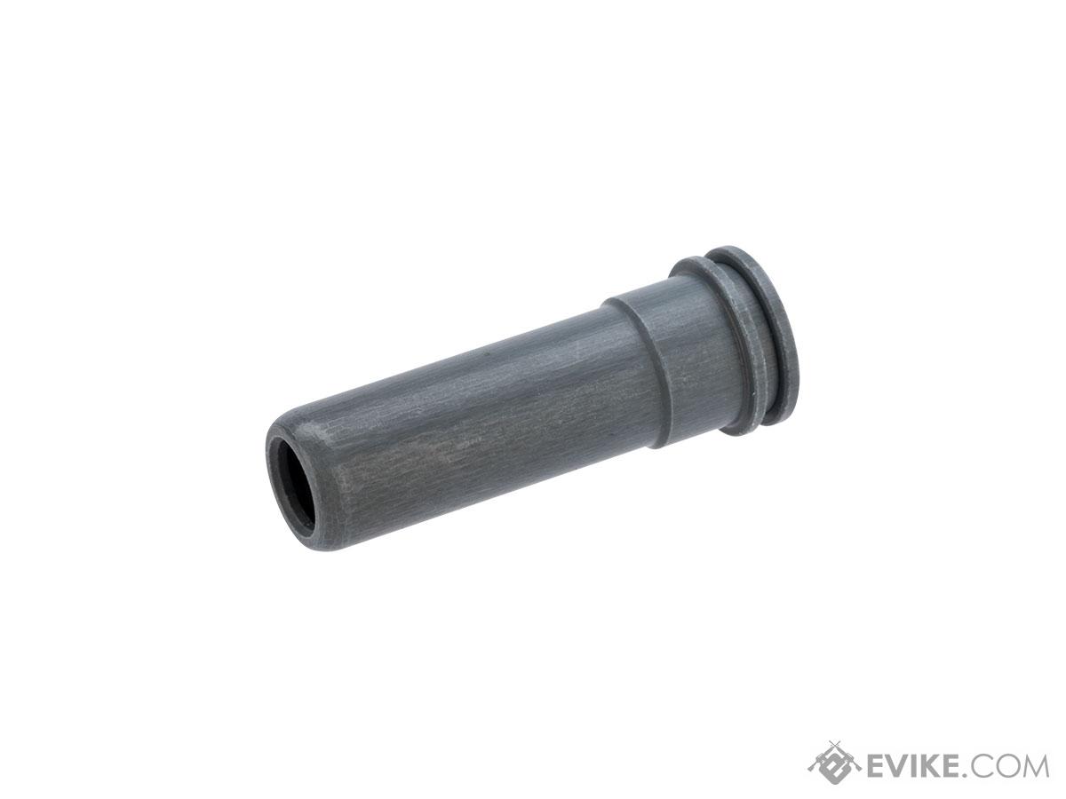 EPeS Airsoft CNC Aluminum Double O-Ring Air Seal Nozzle for Airsoft AEG Series (Length: 24.9mm)