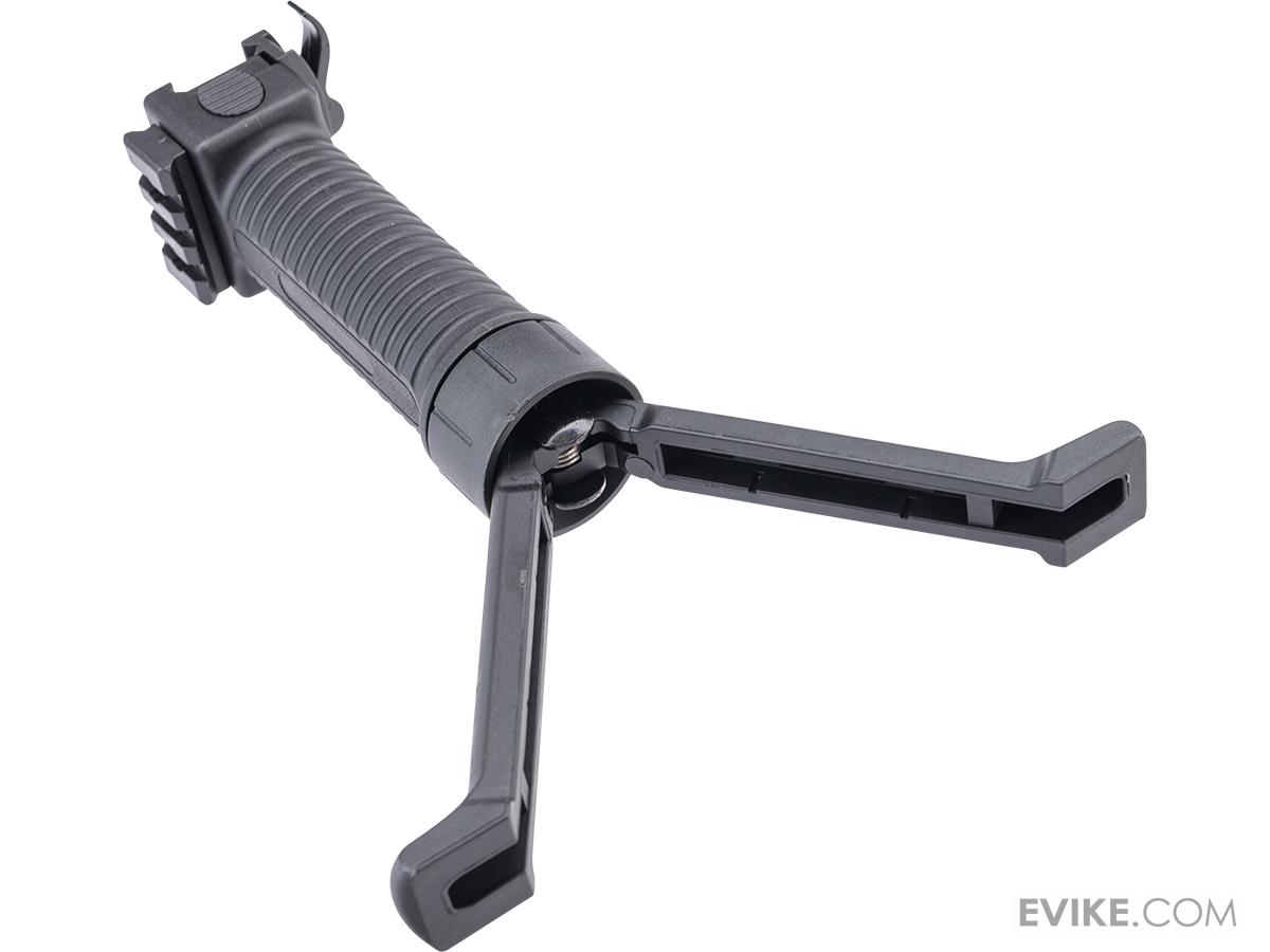 JE Machine Quick Detach Vertical Support Tactical Bi-Pod Grip