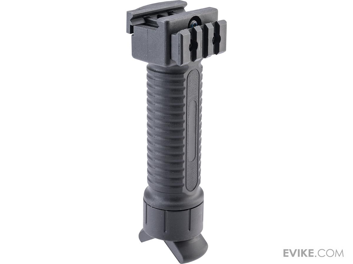 JE Machine Quick Detach Vertical Support Tactical Bi-Pod Grip