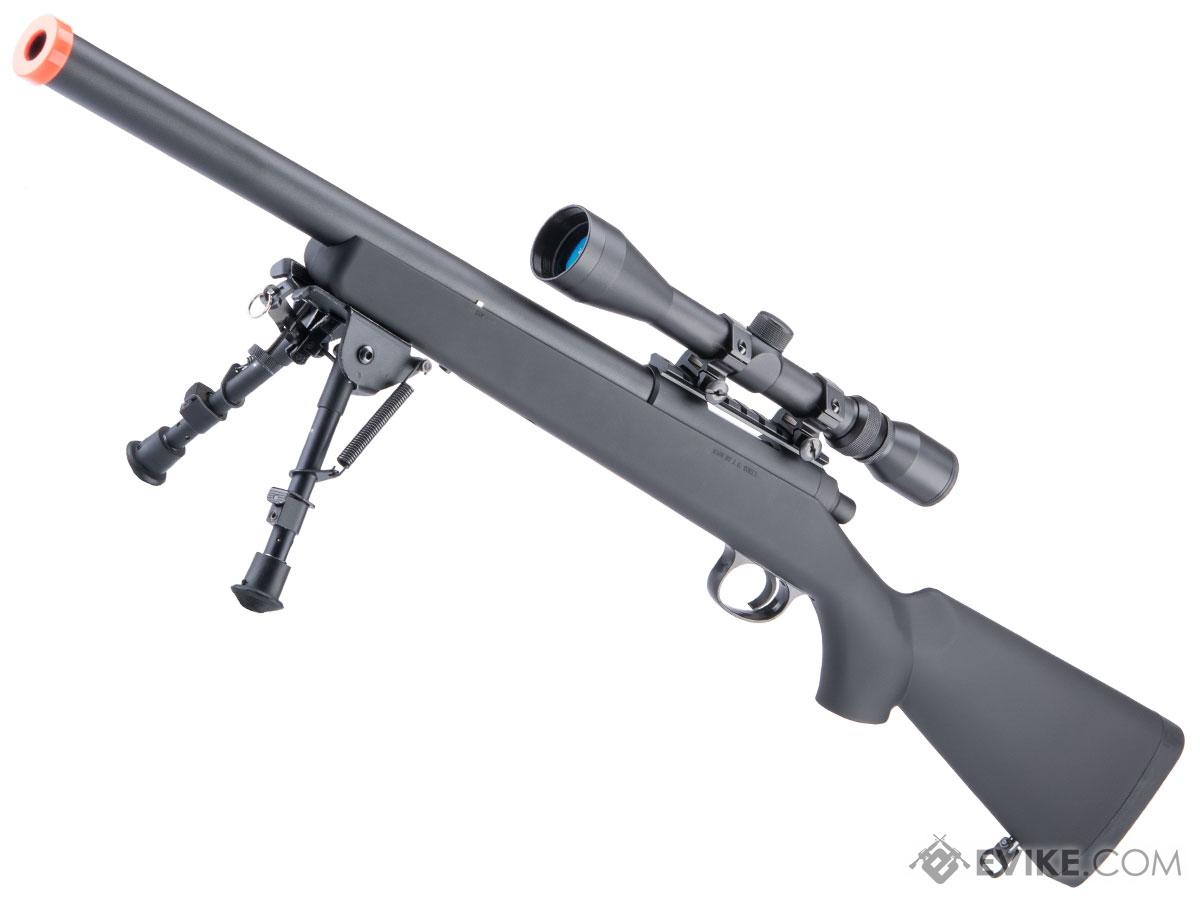 JG VSR-10 G-SPEC Marui Clone Airsoft Bolt Action Sniper Rifle w/ Metal Trigger Box (Package: Add 3-9x40 Scope + Bipod)