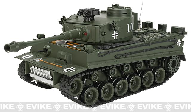 1:20 Scale RC Airsoft BB Firing Battle Tank (Model: Tiger / Green)