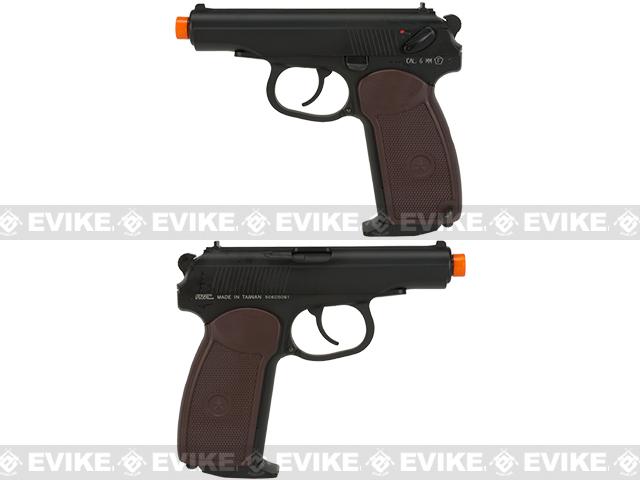 Kwc Co2 Powered Russian Pm Gas Blowback Airsoft Pistol Black Airsoft Guns Gas Airsoft