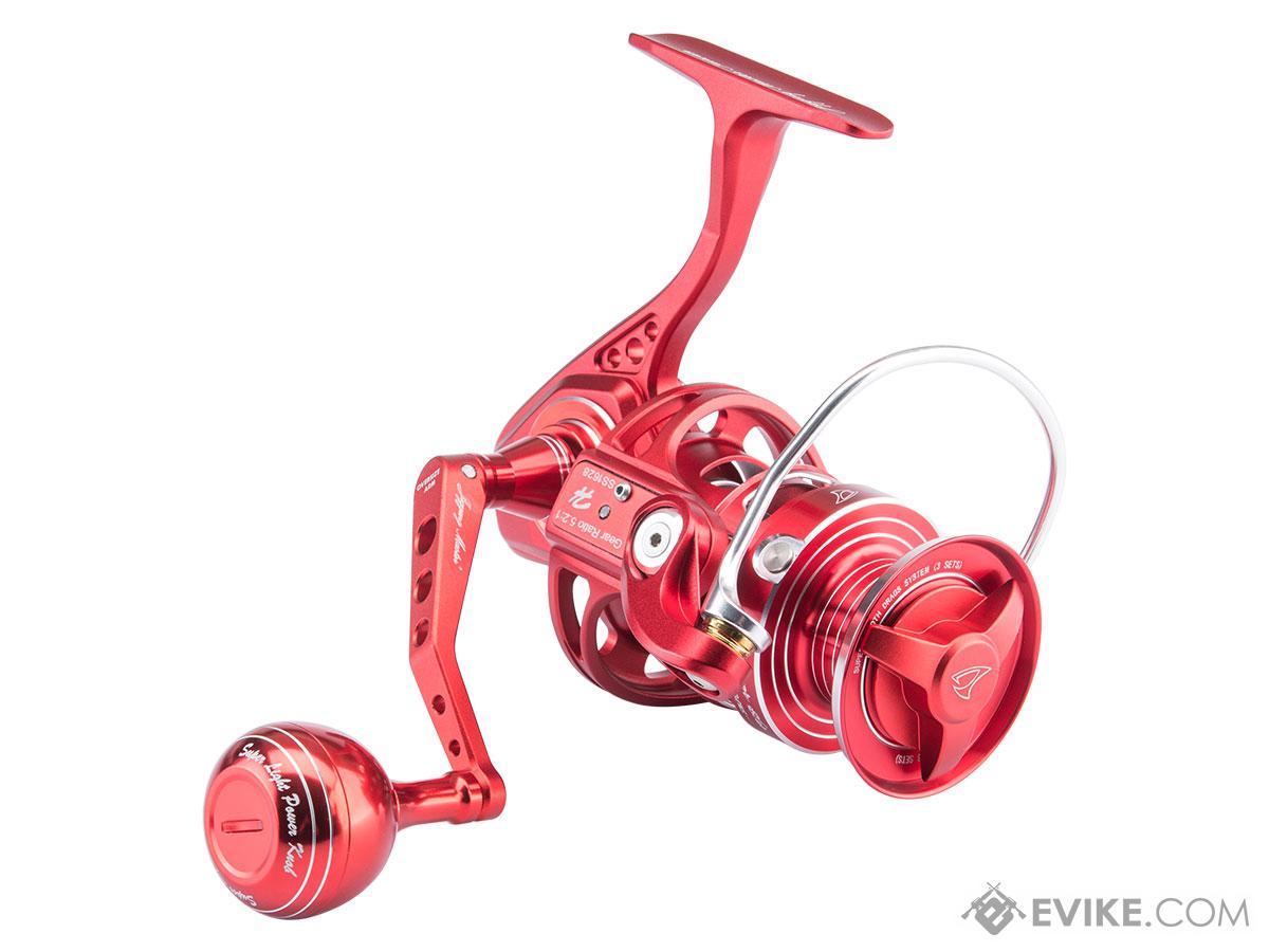 Jigging Master Super Star Spinning Reel (Color: Red - Silver