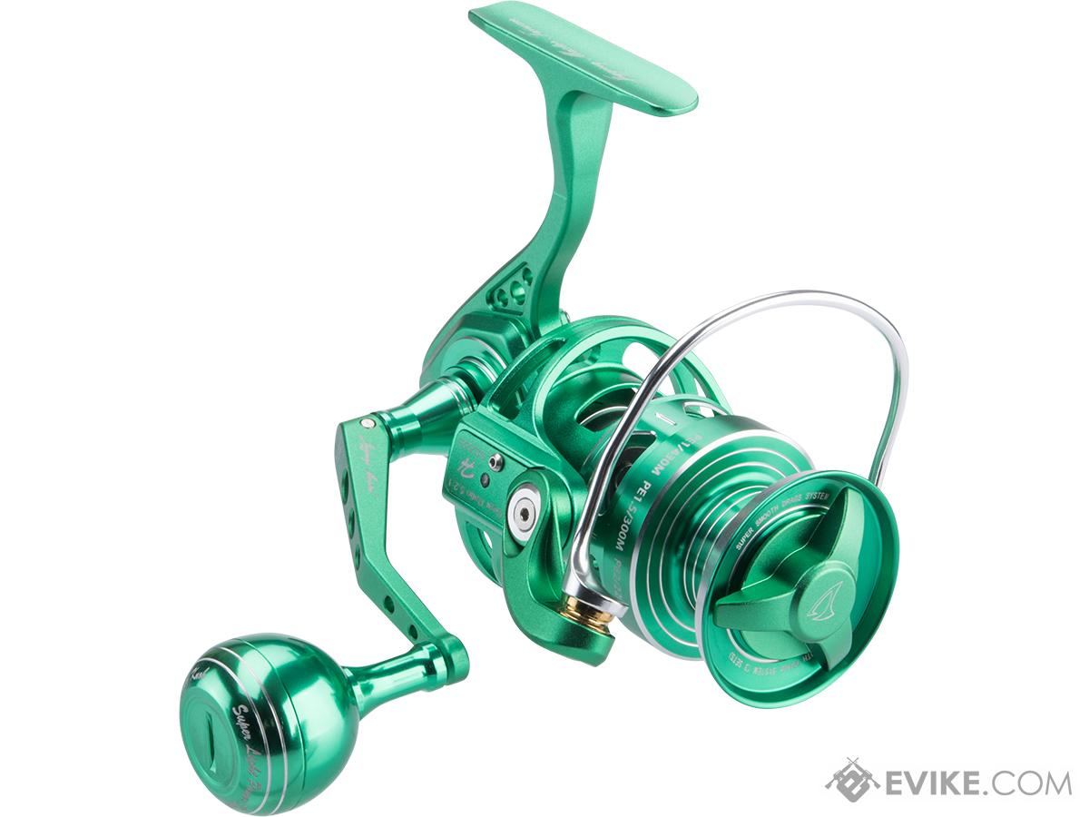 Jigging Master Super Star Spinning Reel (Color: Green - Silver / 3000H),  MORE, Fishing, Reels -  Airsoft Superstore