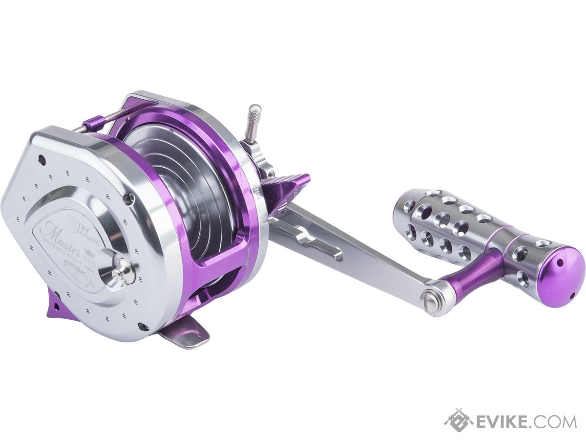 Jigging Master VIP Limited Edition Wiki Violent Slow Lever Wind Fishing Reel  w/ Automatic Line Guide (Model: 5000H / Right Hand / Titanium-Purple),  MORE, Fishing, Reels -  Airsoft Superstore