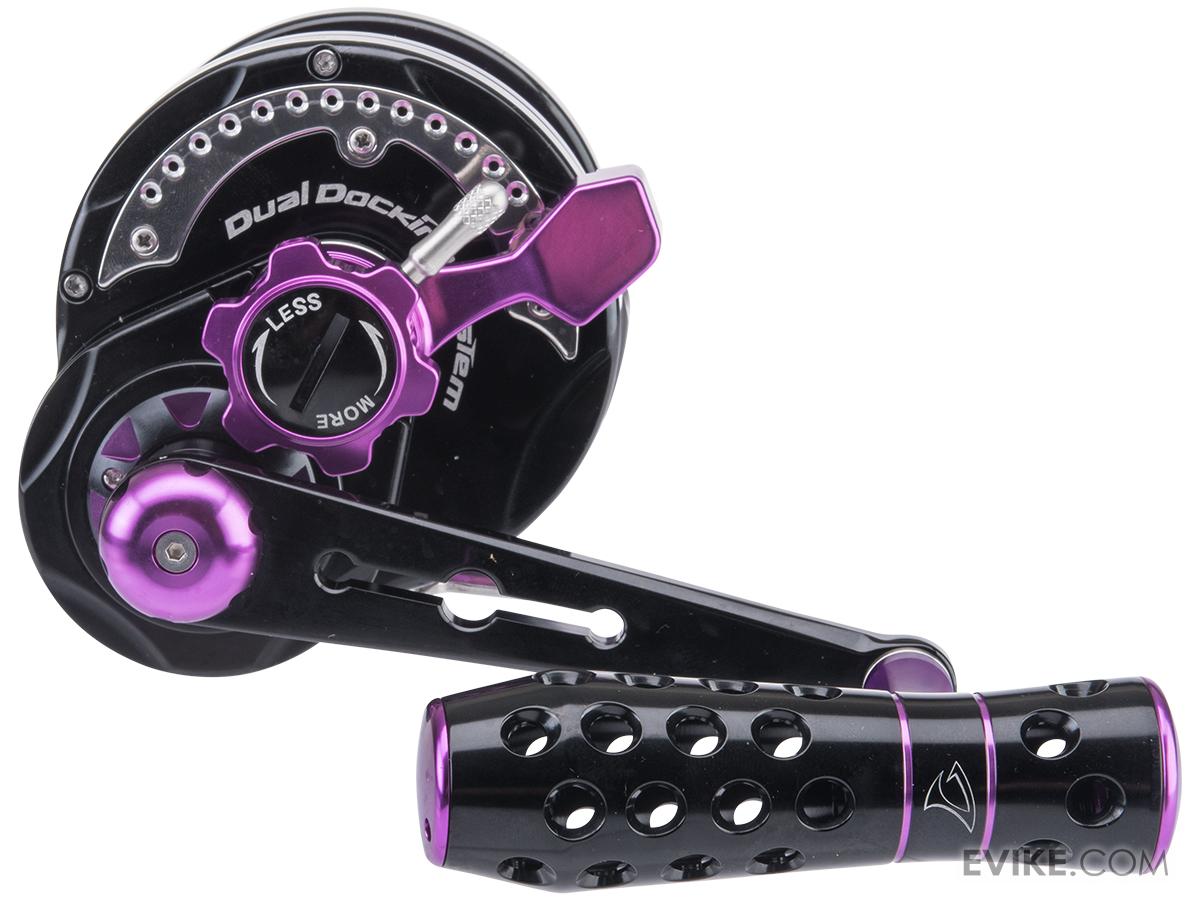 0040　釣り　リール　JM　モンスターゲーム ブラック　パープル PE6 JM monstergame #Black/Purple RH 右ハンドル 【在庫なし】 JM
