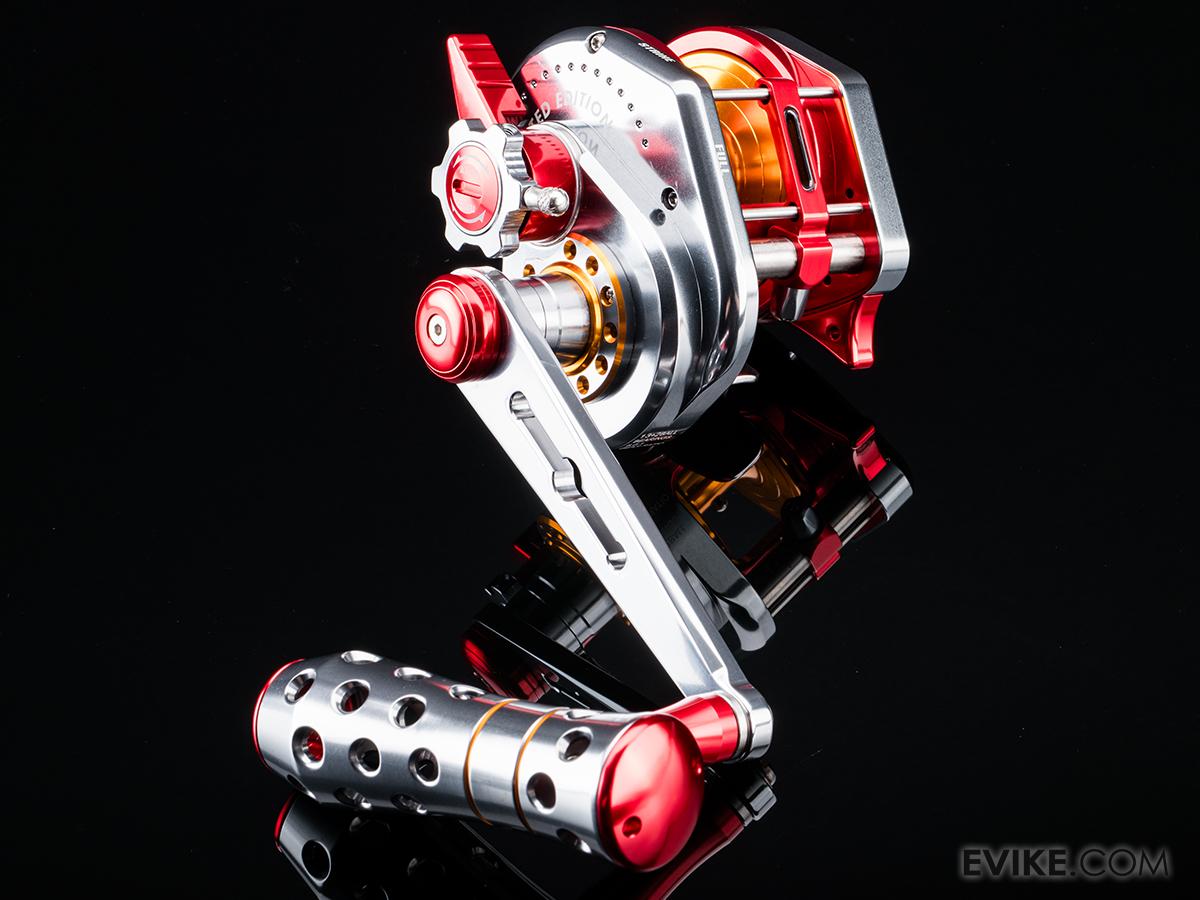 dual knob fishing reel Penn Squall II Lever Drag Conventional Reels Featuring an open top design with machined YUMOSHI SE2500 Dual Handle Zero-Gap