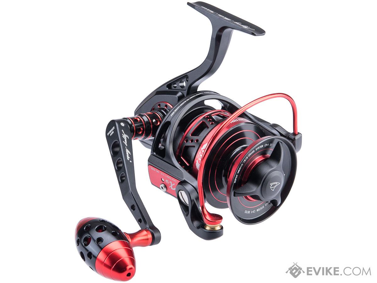 Jigging Master VIP Limited Edition Spinning Fishing Reel (Model: 5000XH - 7000S / Black - Red)