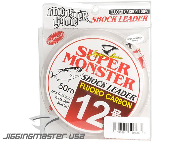 Jigging Master Super Monster 100% Fluorocarbon leader 50M (Test: 50 Lbs)