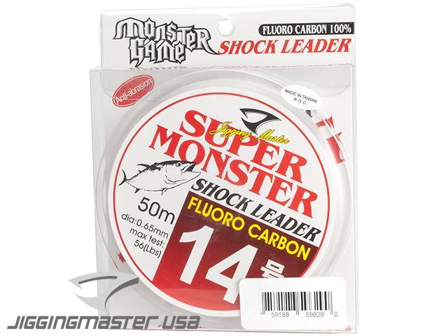 Jigging Master Super Monster 100% Fluorocarbon leader 50M (Test: 56 Lbs)