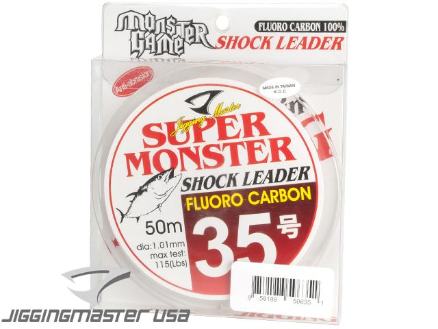 Jigging Master Super Monster 100% Fluorocarbon leader 50M (Test: 115 Lbs)