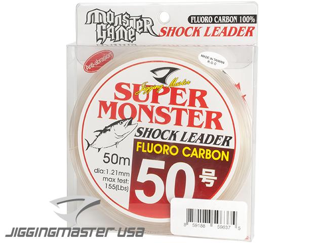 Jigging Master Super Monster 100% Fluorocarbon leader 50M (Test: 155 Lbs)