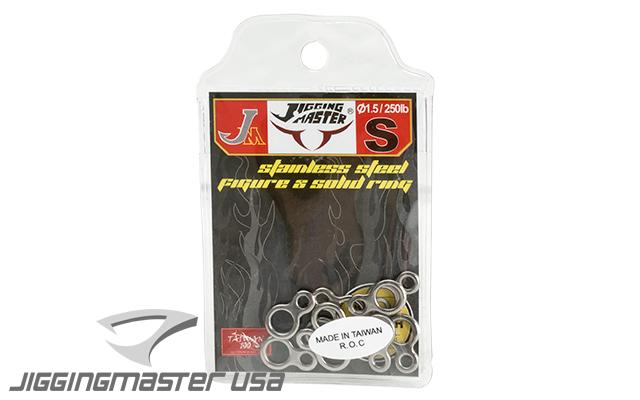 Jigging Master Stainless Steel Figure 8 Ring - 10 pcs (Size: Small)