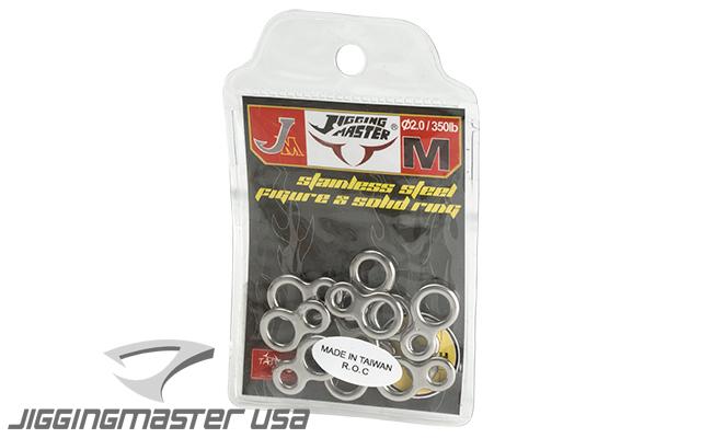 Jigging Master Stainless Steel Figure 8 Ring - 10 pcs (Size