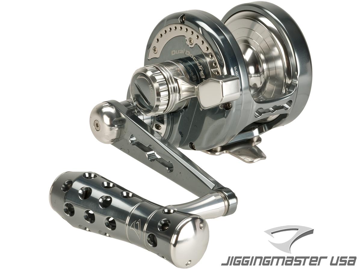 Jigging Master Power Spell Fishing Reel (Color: Grey-Silver / PE5 / Left Hand)