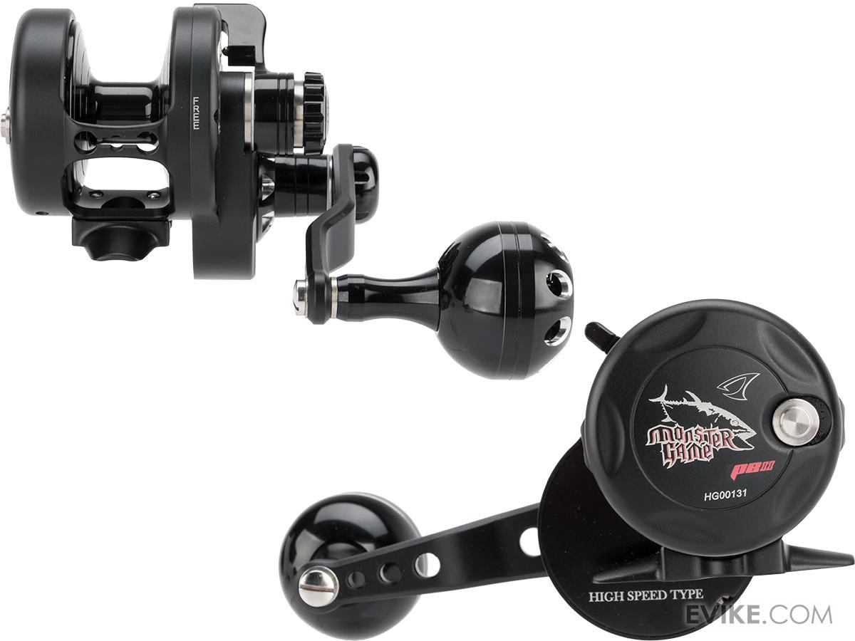 Jigging Master Monster Game High Speed Fishing Reel (Color: Black