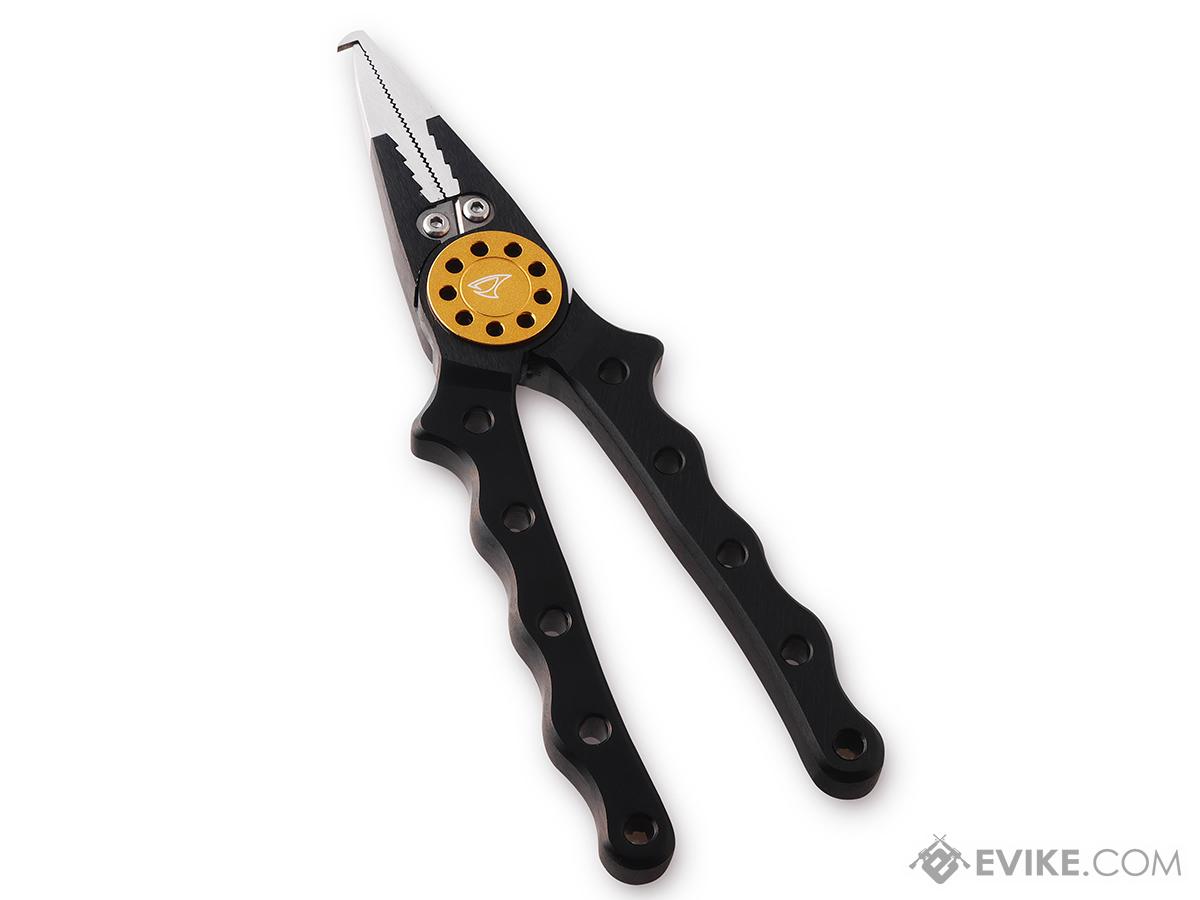 Jigging Master Professional Fishing Pliers (Color: Black / Gold)